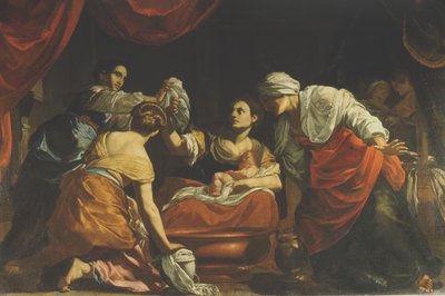 De geboorte van de Maagd, c.1620 door Simon Vouet